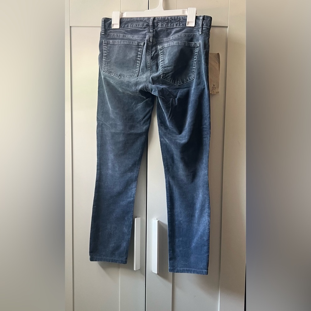 GAP 1969 Blue Skinny Straight Leg Corduroy Pants